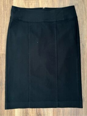 Bandolino Black Pencil Skirt Size 4 Stretch Career Office Classic